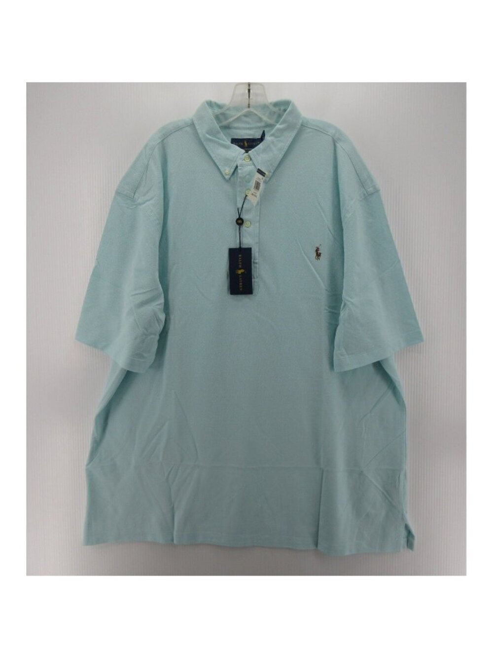 Ralph Lauren Polo Shirt XXL Tall Knit Oxford Flesh Pony Pullover Preppy